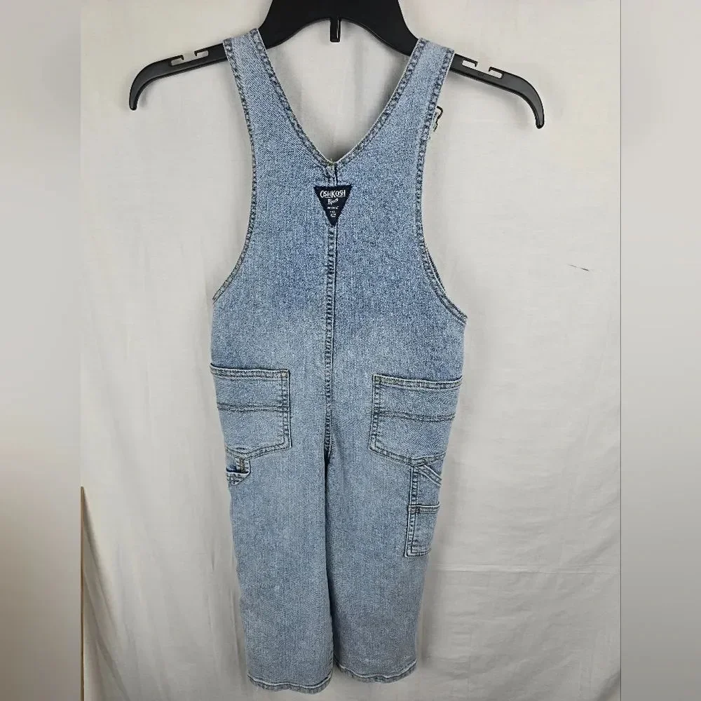 OshKosh B'gosh Light Blue Denim Pants Overalls Sz 4T